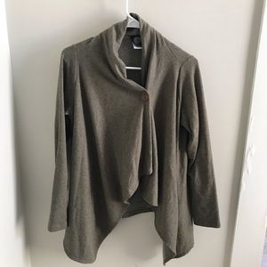Bobeau Button Wrap Cardigan